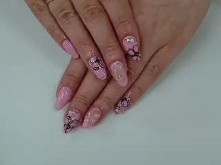 ロング ネイル nail salon Blancのネイルデザイン