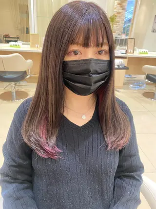 ロング カラー 🩵波巻き／ツイスパ HARU💎のヘアスタイル