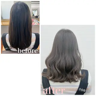 セミロング GRANLUSSO 〜グランルッソ駅前店所属・木口 嘉美のヘアスタイル