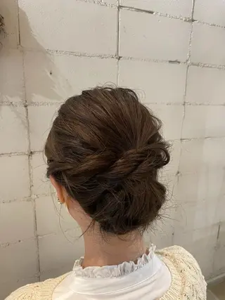 ミディアム ヘアアレンジ いまじゅく あおいのヘアスタイル