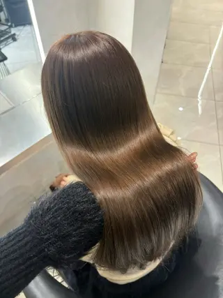 ロング 韓国レイヤー×髪質 改善︎💕︎あかねのヘアスタイル