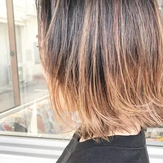 ミディアム カラー ヘアアレンジ Mariana/ 鶴原-ハイライトのヘアスタイル