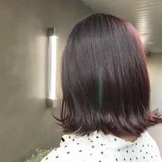 ミディアム カラー ヘアアレンジ moi-meme.soe所属・タナカ リナのヘアスタイル