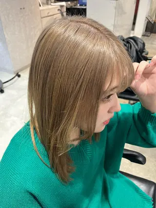セミロング カラー littlenene /たちばなのヘアスタイル