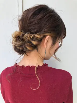 ヘアアレンジ 代表　土屋ヒロユキ ショートカットのヘアスタイル