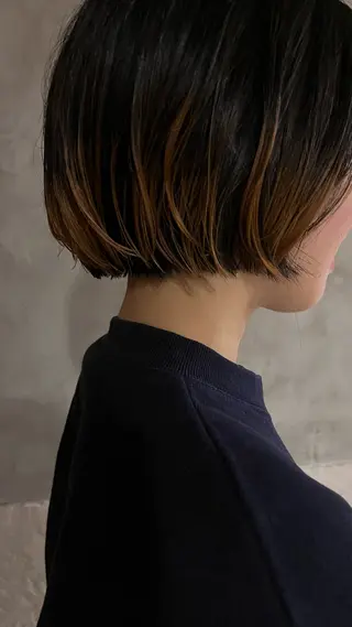 ミディアム カラー niche所属・niche　東 くるみ 🩰のヘアスタイル