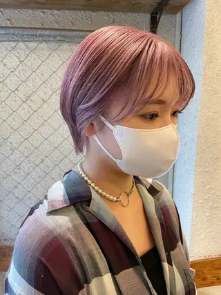 ショート カラー SALOWIN下北沢所属・hazuki 🌝のヘアスタイル