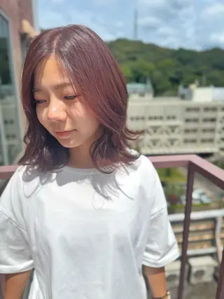 ミディアム カラー Viage （ビアージュ）のヘアスタイル