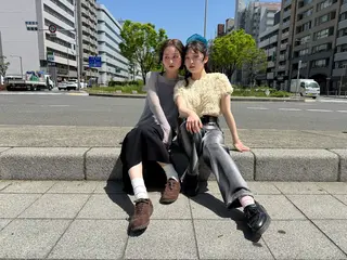 ミディアム 長田 唯のヘアスタイル