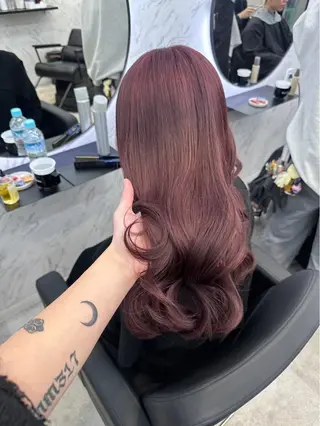 ロング カラー hair salon dot. mooda 韓国風サロン 町田店所属・韓国風ヘア🎀🩶 /♡𝓝𝓸𝓪♡のヘアスタイル