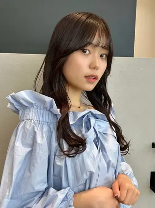 ロング カラー ktwo☆ 暗艶髪☆姫野琳のヘアスタイル