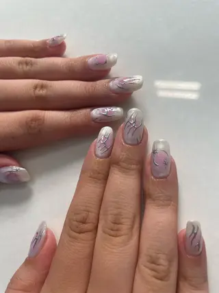 ネイル ‪るか/‪透明感 カラー/アレンジのヘアスタイル