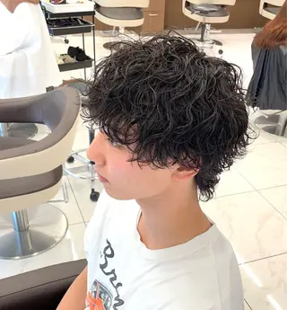 ショート パーマ メンズ 【メンズ特化】 池田大成✂︎のヘアスタイル