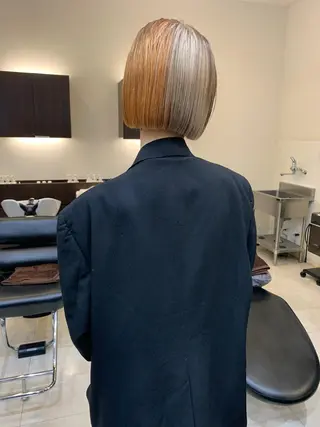 ミディアム カラー 【takk】 ナカヤママサヨシのヘアスタイル