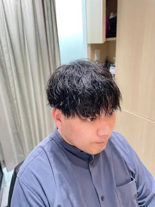 ショート パーマ メンズ 銀座メンズカット/ 銀座メンズパーマ/のヘアスタイル