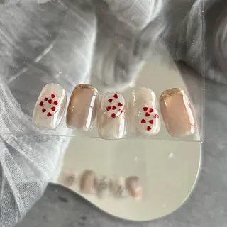 ネイル Ray. ちゅるん系ニュアンスのネイルデザイン