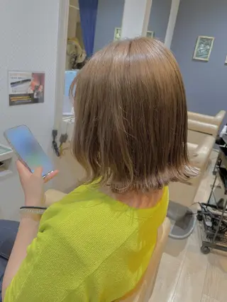 カラー 神﨑優希 /髪質改善/艶カラーのヘアスタイル