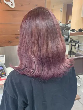 ミディアム 🫧艶髪カラー🫧 森本くるみのヘアスタイル