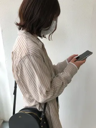 ミディアム ダメージレス◎東区/ 艶カラー💫/斉藤拓のヘアスタイル