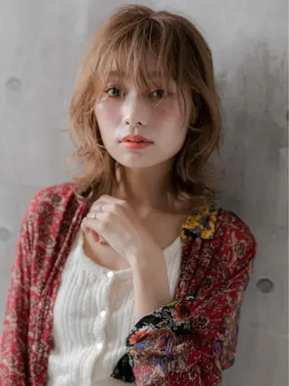 ミディアム POCKET大宮所属・韓国カット/新保 辰明/大宮美容室のヘアスタイル