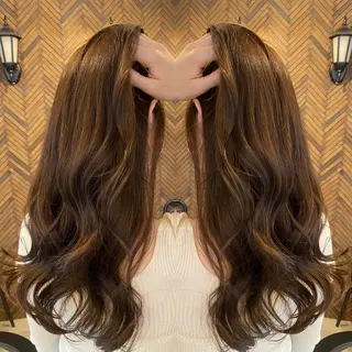 ロング カラー tocca 💜石田愛結💜のヘアスタイル