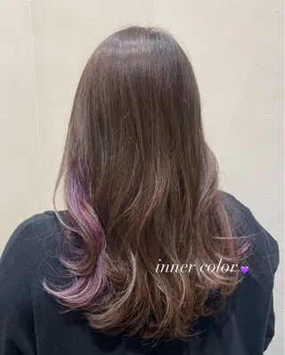 カラー 竹本 花菜のヘアスタイル