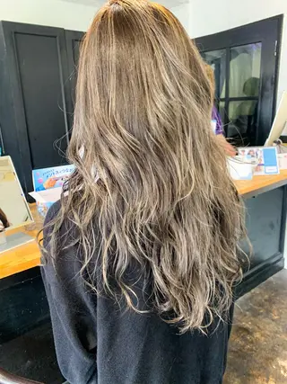 ロング カラー メンズパーマ メンズ特化ryoのヘアスタイル