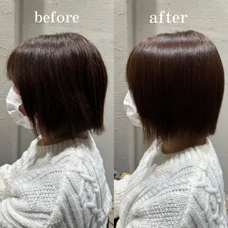 ショート kiitos所属・透明感・脱赤味カラー ▫️雪野花のヘアスタイル