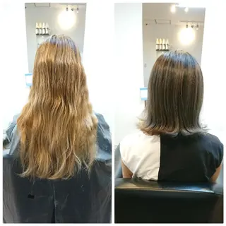 ミディアム カラー 原田 祥彰のヘアスタイル