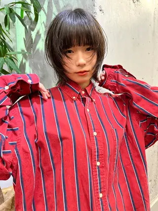 ショート くせ毛カットとパーマ /美容室難民の方是非のヘアスタイル