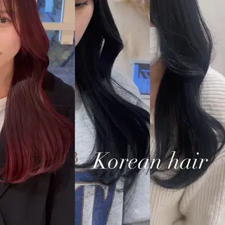 ロング カラー 💖大人韓国ヘア💖 韓国艶カラー【銀座】のヘアスタイル