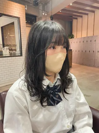 ロング パーマ 高橋 りかのヘアスタイル