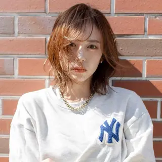 ミディアム Yurika🕯️ 透明感カラー/ボブのヘアスタイル