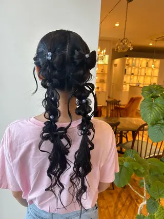 ロング sanaha🎀 カラーモデルのヘアスタイル