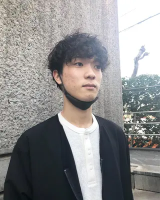 パーマ ヘアアレンジ メンズ ainico+所属・メンズ特化✂️栗原 侑也のヘアスタイル