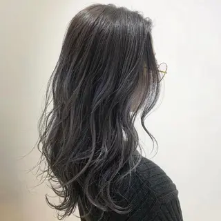 セミロング カラー friity所属・🕊️ HONOKAのヘアスタイル