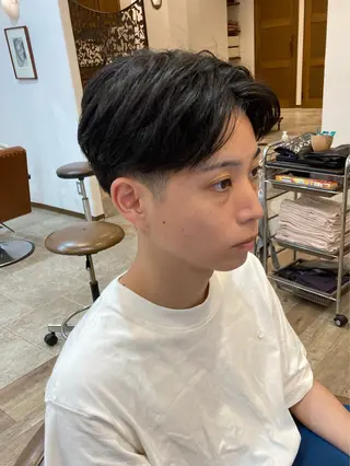 ショート メンズ カット特化型 美容師/栗本のヘアスタイル
