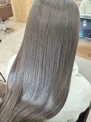ロング カラー 艶髪矯正/髪質改善 カイトのヘアスタイル