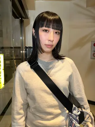 ミディアム ☕️結【suii.】 ボブ/ヘアセット☕️のヘアスタイル