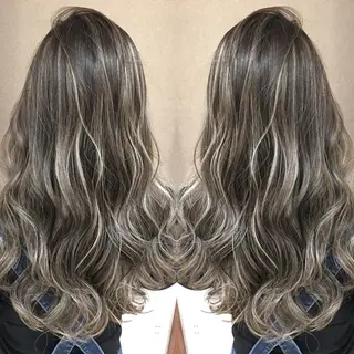 ロング カラー 井上 一平のヘアスタイル