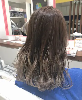 ロング カラー sano sayakaのヘアスタイル