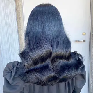 セミロング 韓国レイヤー🕊️ 柔らかベージュ🧸のヘアスタイル