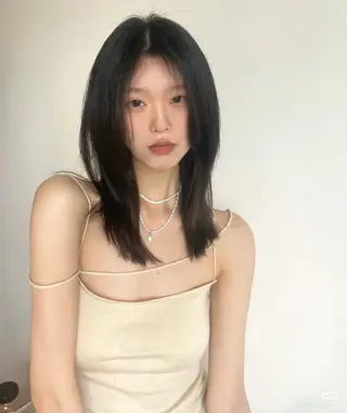 ミディアム レイヤー/顔周り/ 透明感/ののか💞のヘアスタイル