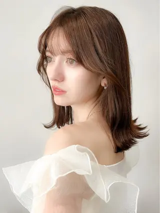 ミディアム カラー ✨髪質改善特化✨ kyousukeのヘアスタイル