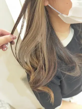 ロング カラー Culumi所属・Culumi クルミ 松井照雄/梅田茶屋町のヘアスタイル