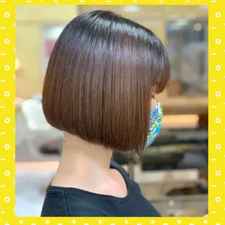 ショート 髪質改善/縮毛矯正 /ブリーチ矯正/岡部のヘアスタイル