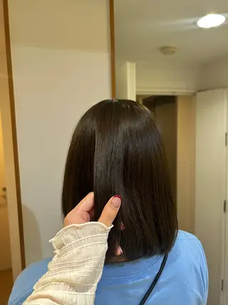 カラー UNBIRTHDAY ゆづみのヘアスタイル