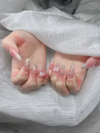 ネイル Lee Nails チップ長さだし専門店のネイルデザイン