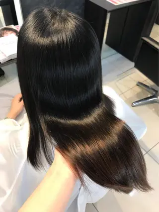 ロング ⭐️吉田萌⭐️ 髪質改善カラー⭐️のヘアスタイル