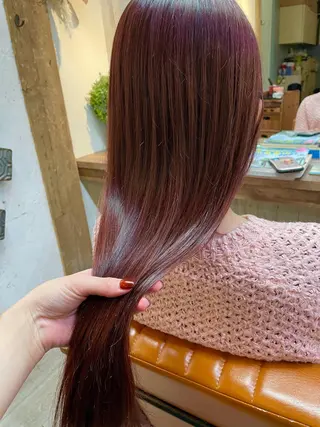 ミディアム カラー カワシマ セイカのヘアスタイル